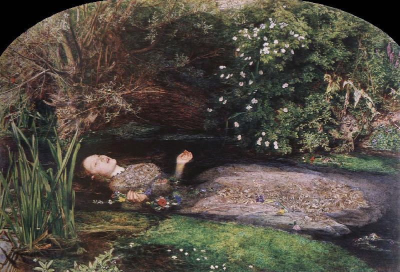 Sir John Everett Millais ophelia Norge oil painting art